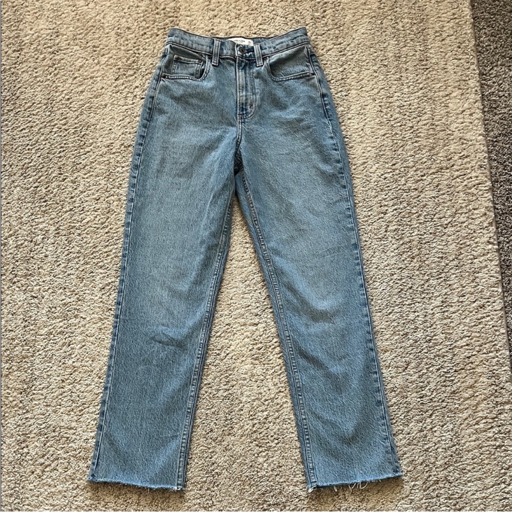 Abercrombie & Fitch Curve Love High Rise 90s straight jeans - Picture 6 of 8